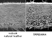 nubuck natural leather , TIRRENINA