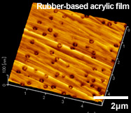 Rubber-based acrylic film