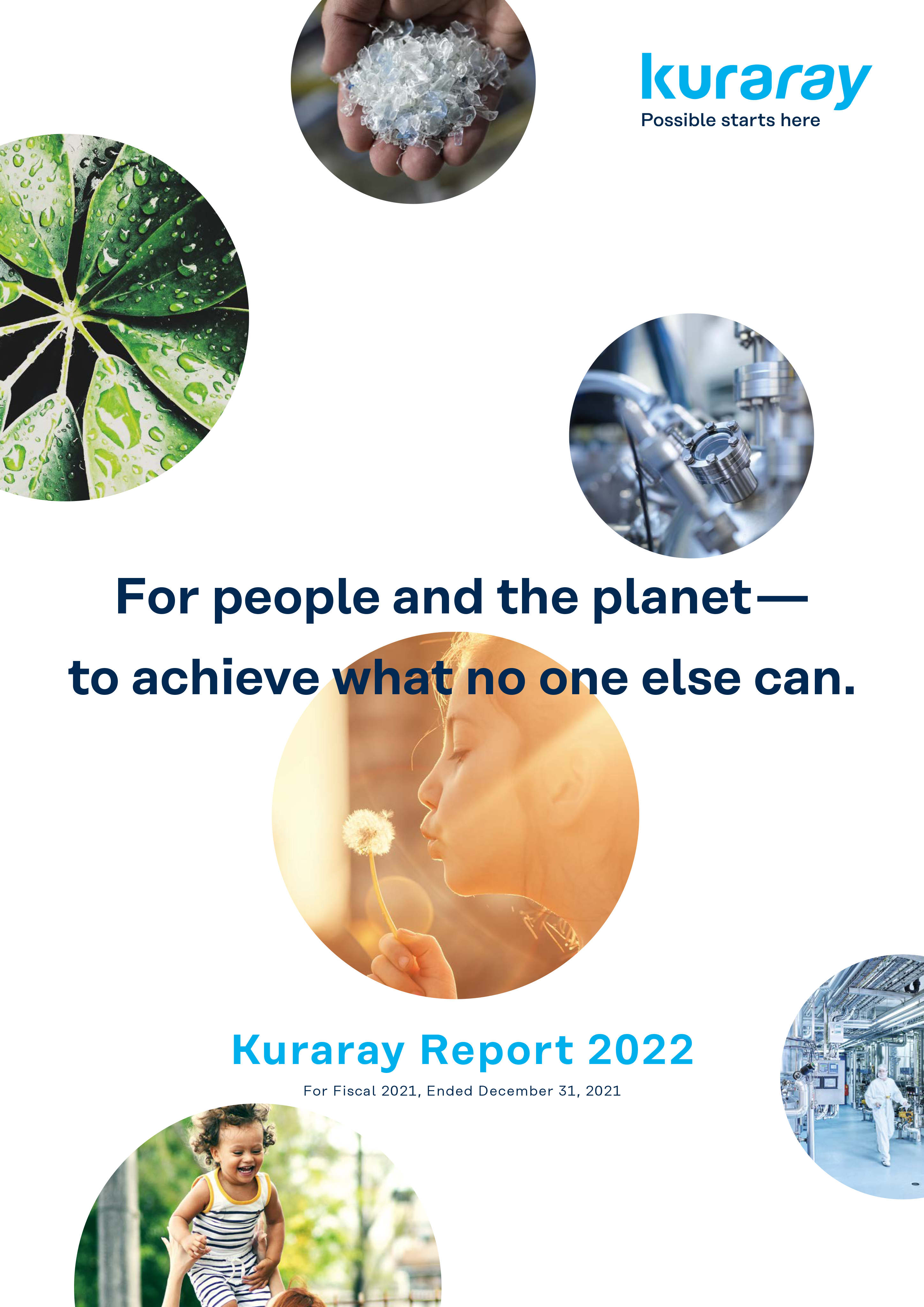 Front cover of the Kuraray Report 2022